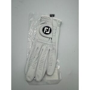 FootJoy Pure Touch Limited Left Hand Golf Glove Men's Small White Leather Sports